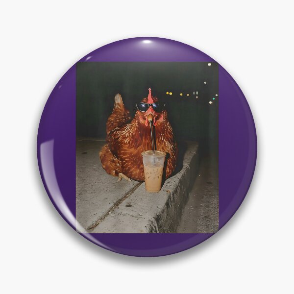 Item preview, Chicken Drinking Iced Coffee Funny Chicken Lover Farmer designed and sold by FrankIsabel.