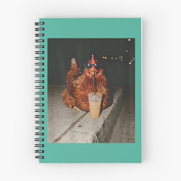 Item preview, Chicken Drinking Iced Coffee Funny Chicken Lover Farmer designed and sold by FrankIsabel.