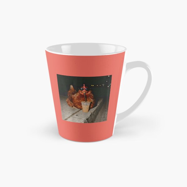 Item preview, Chicken Drinking Iced Coffee Funny Chicken Lover Farmer designed and sold by FrankIsabel.