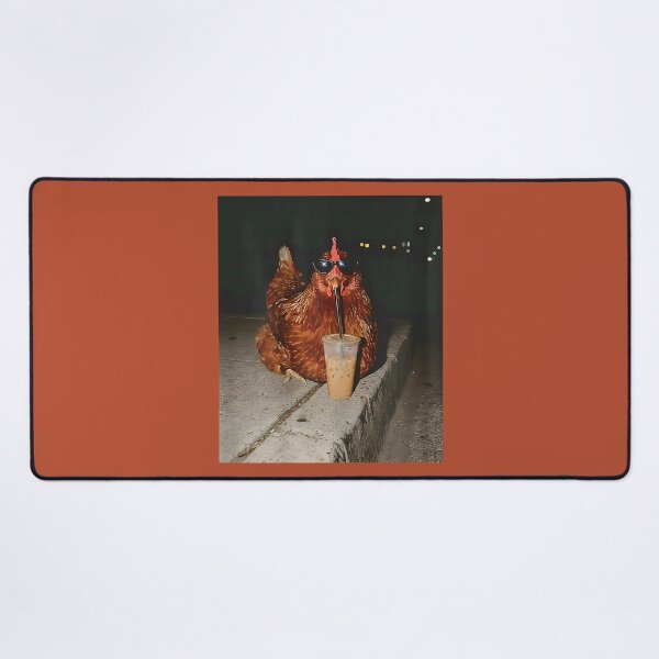 Item preview, Chicken Drinking Iced Coffee Funny Chicken Lover Farmer designed and sold by FrankIsabel.