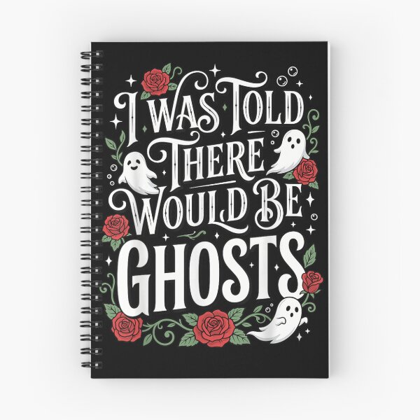 Item preview, Retro Halloween I Was Told There Would Be Ghosts Cute Floral Bouquet designed and sold by VedaSeraphina.