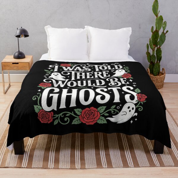 Item preview, Retro Halloween I Was Told There Would Be Ghosts Cute Floral Bouquet designed and sold by VedaSeraphina.