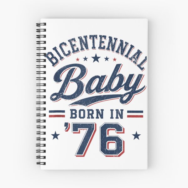 Item preview, Vintage Bicentennial Baby Born In 1976 Retro Distressed 50th Birthday Gift designed and sold by VedaSeraphina.