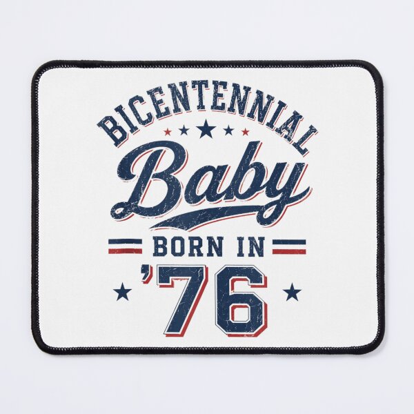 Item preview, Vintage Bicentennial Baby Born In 1976 Retro Distressed 50th Birthday Gift designed and sold by VedaSeraphina.