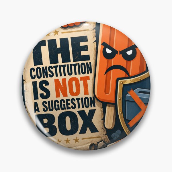Item preview, The Constitution Is Not a Suggestion Box designed and sold by Angry Creamsicle.