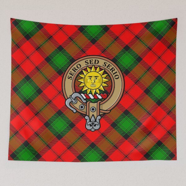 Item preview, Clan Kerr Crest over Tartan designed and sold by sifis.
