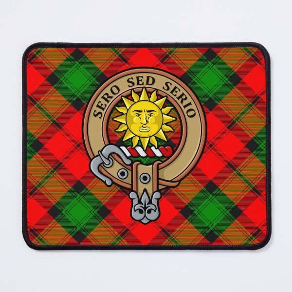 Item preview, Escudo del clan Kerr sobre tartán designed and sold by sifis.