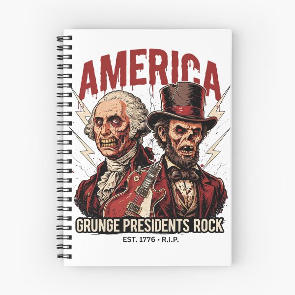 Item preview, Presidents Rock Washington Lincoln Guitar America 250 Years v8 designed and sold by DarylWelsh2024.