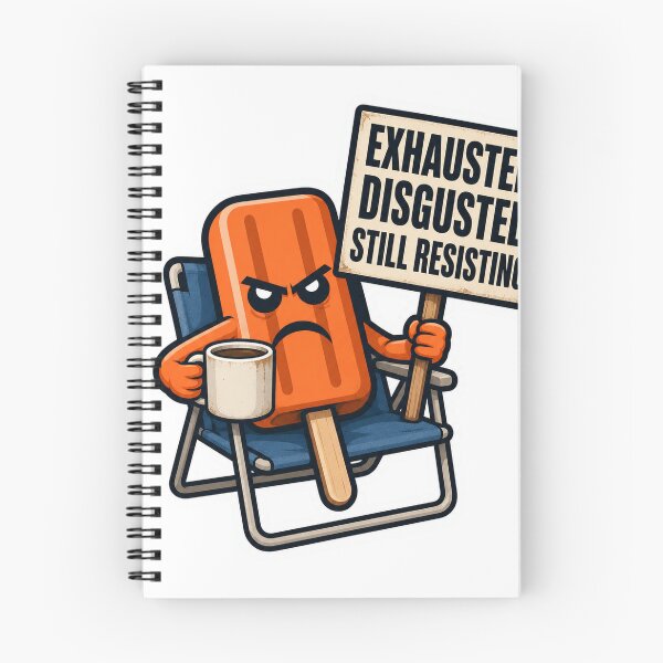 Item preview, Exhausted. Disgusted. Still Resisting. designed and sold by Angry Creamsicle.
