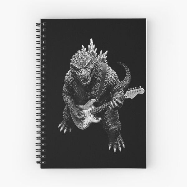 Item preview, Kaiju Monster Playing Electric Guitar Rock Heavy Metal Concert Graphic Tee designed and sold by VedaSeraphina.