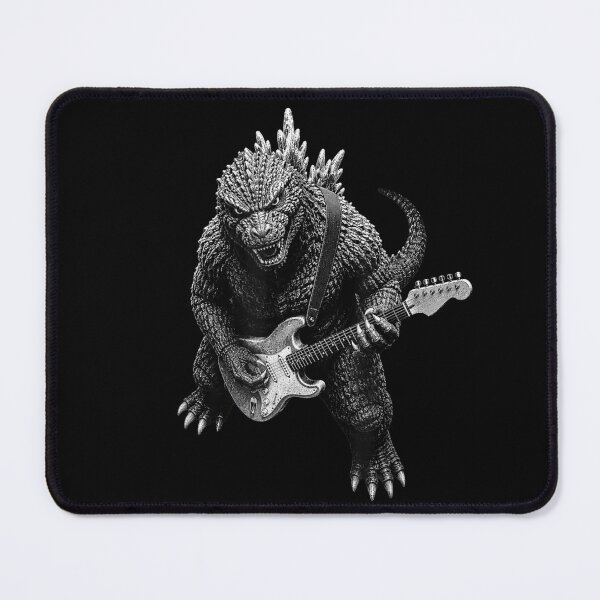 Item preview, Kaiju Monster Playing Electric Guitar Rock Heavy Metal Concert Graphic Tee designed and sold by VedaSeraphina.
