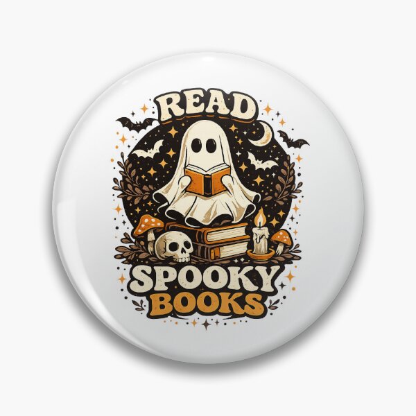 Item preview, Read-Spooky-Books-Ghost-Halloween designed and sold by afr-saad.