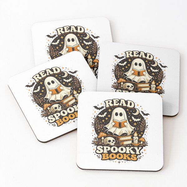 Item preview, Read-Spooky-Books-Ghost-Halloween designed and sold by afr-saad.