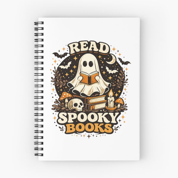 Item preview, Read-Spooky-Books-Ghost-Halloween designed and sold by afr-saad.