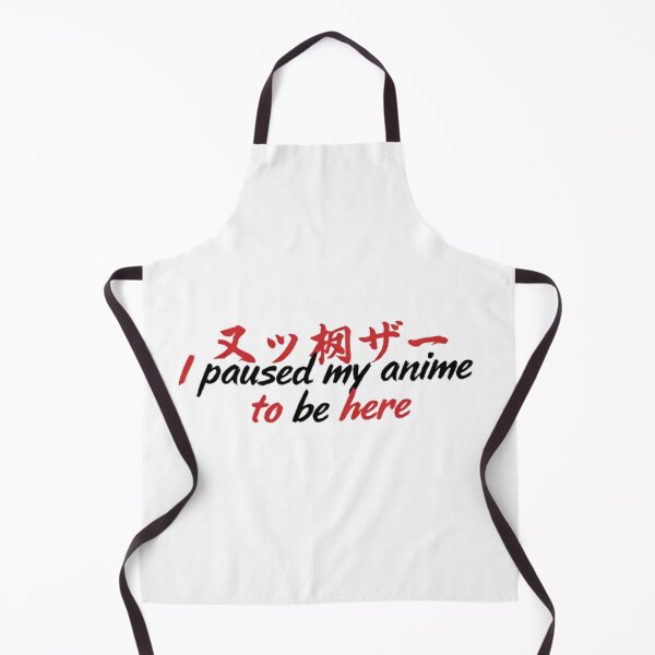 Item preview, I Paused My Anime To Be Here Funny designed and sold by Lofi Otaku Design.