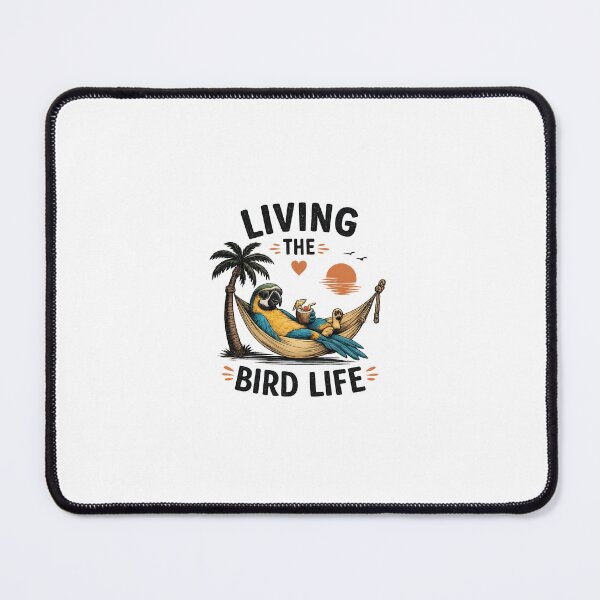 Item preview, Living the Bird Life | Funny Parrot Lover Tropical T-Shirt designed and sold by Souiba48.