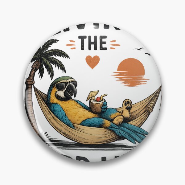 Item preview, Living the Bird Life | Funny Parrot Lover Tropical T-Shirt designed and sold by Souiba48.