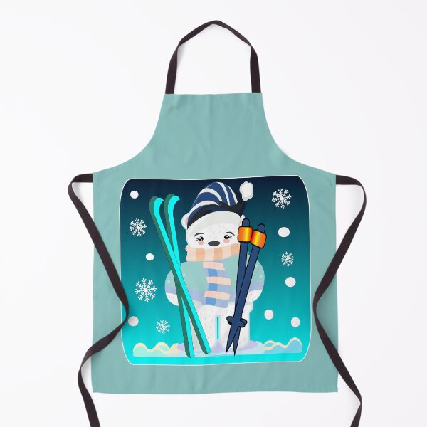 Item preview, Polar Bear Skiing designed and sold by minimalartstory.