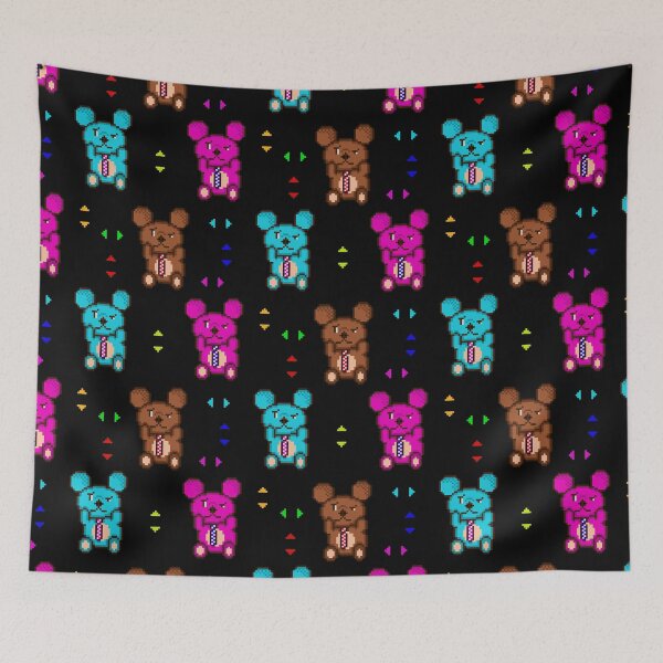 Item preview, Three Cute Pixel Bears Pack - Colorful Retro designed and sold by RetroRlx.