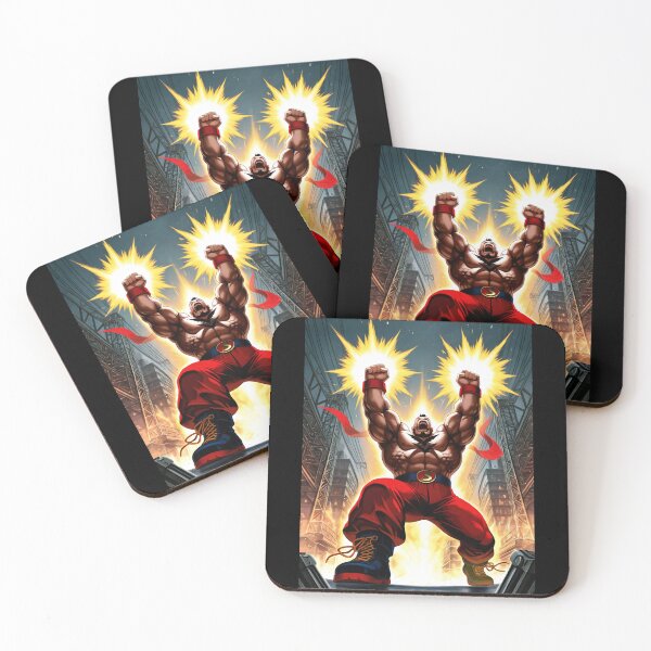 Item preview, Comics - Muscular Wrestler, Explosive Heroism in an Industrial Arena designed and sold by Zone--Gaming.