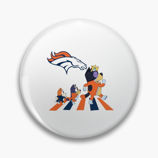 Item preview, BlueyCartoon Dogs Broncos Football designed and sold by Ronyjackshi.