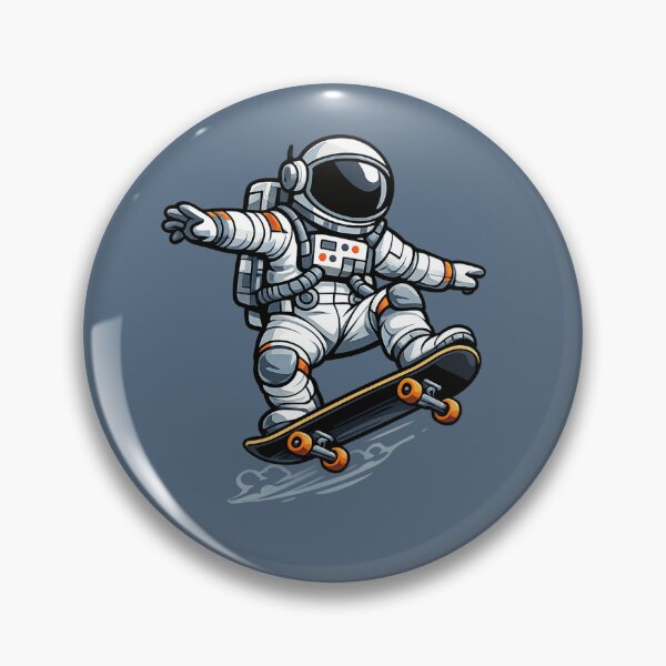 Item preview, Astronaut Skateboarding designed and sold by BROHLine Studio.