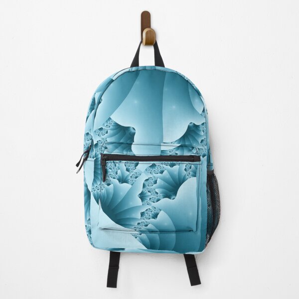 Item preview, Ocean Blue Ice Crystal Fractal Abstract Pattern designed and sold by pinkal.