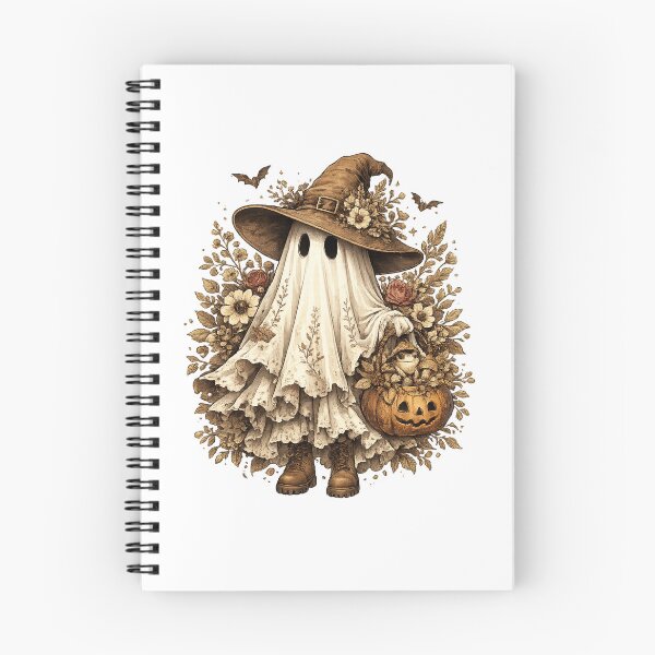 Item preview, Halloween-Floral-Ghost designed and sold by afr-saad.