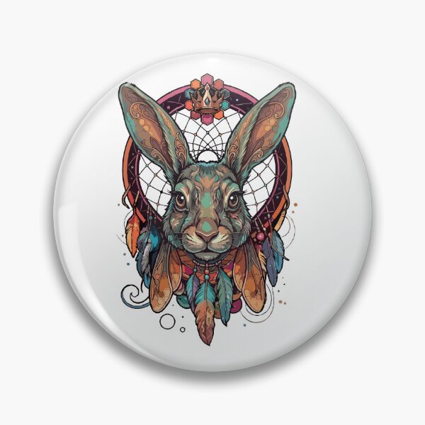 Item preview, rabbit dreamcatcher designed and sold by ruxei.