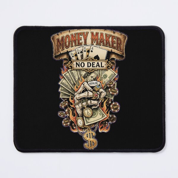 Item preview, No Deal Money Maker Poker Shirt – Vintage Texas Holdem Casino Graphic Tee designed and sold by New Texas Republic.