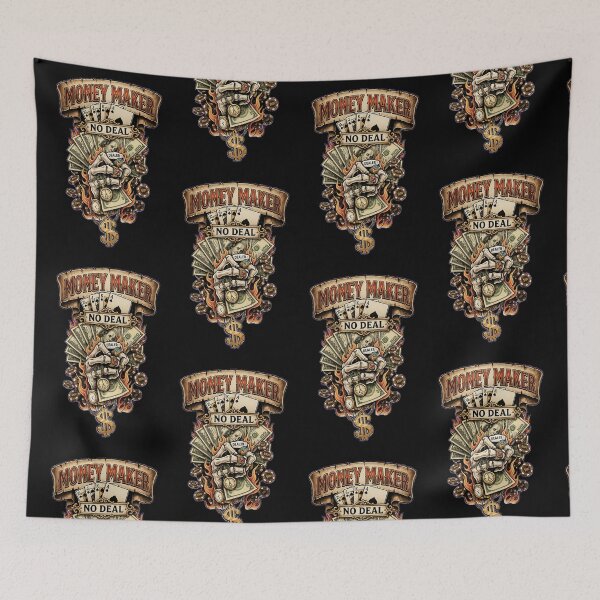 Item preview, No Deal Money Maker Poker Shirt – Vintage Texas Holdem Casino Graphic Tee designed and sold by New Texas Republic.