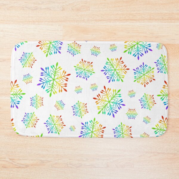 Item preview, Bright Winter Rainbow Snowflakes designed and sold by GraffiTimi.