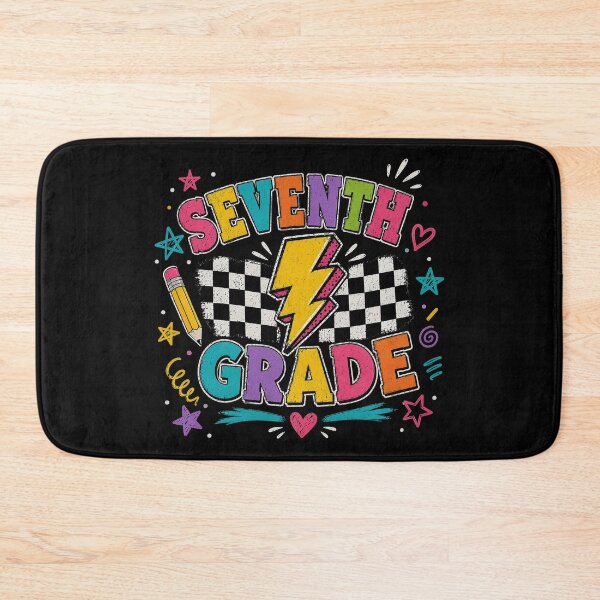 Item preview, Seventh Grade Lighting Bolt Pencil Retro 7th Grade Teacher designed and sold by OlakunleOloroz.