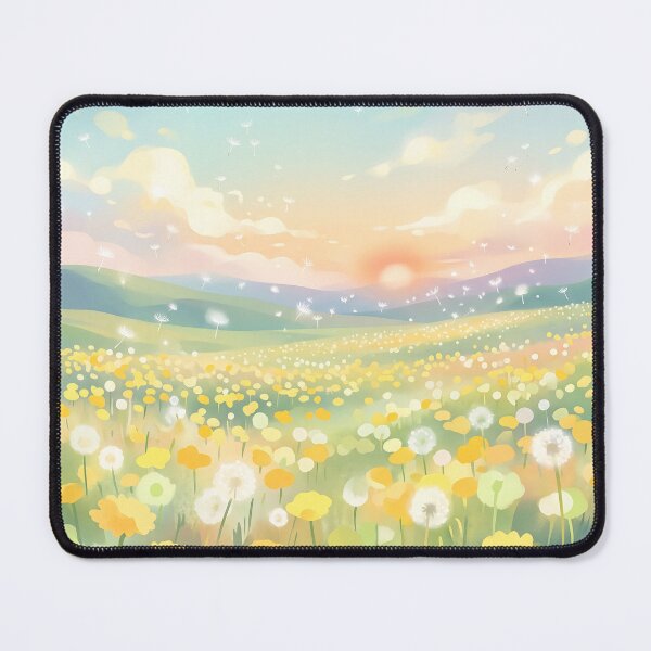 Item preview, Soft Sunrise Over Golden Dandelion Field designed and sold by Neural Dream.