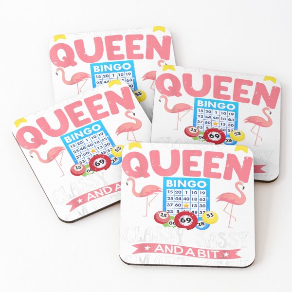 Item preview, Funny Bingo Queen Bingo Flamingo Womens Mothers Day designed and sold by Ikooblooks.