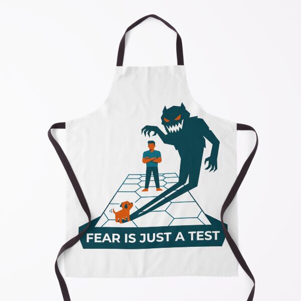 Item preview, Fear Is Just A Test Sticker designed and sold by Pixel & Chaos.