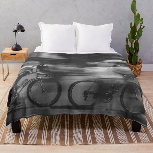 Item preview, Time lapse bycycling racing black and white photograph designed and sold by Astrid Arkhangelsky.