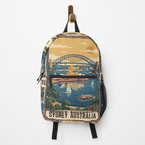 Item preview, Sydney Australia Vintage Travel Poster designed and sold by Bomax121.