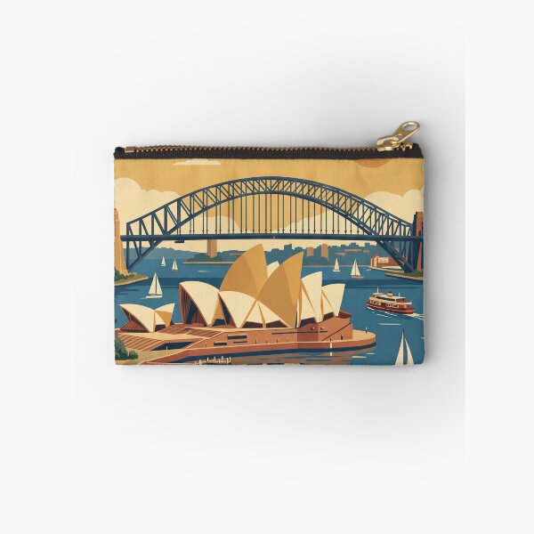 Item preview, Sydney Australia Vintage Travel Poster designed and sold by Bomax121.