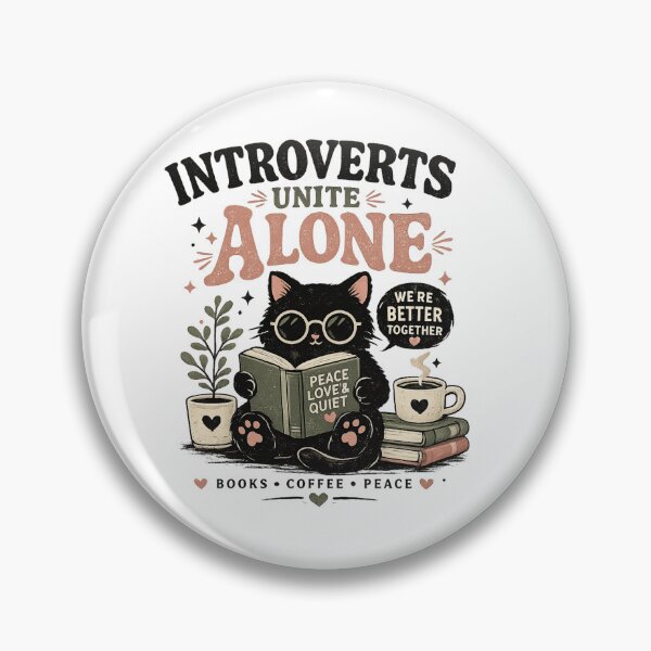 Item preview, Introverts Unite Alone designed and sold by Chiknook.