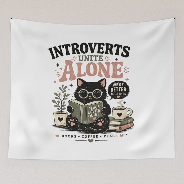 Item preview, Introverts Unite Alone designed and sold by Chiknook.