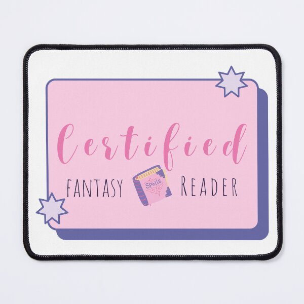 Item preview, Certified Fantasy Reader | Bookish designed and sold by Nyxander's Bookish Catalogue.