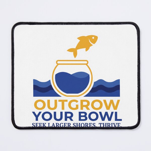 Item preview, Outgrow Your Bowl Motivation Sticker designed and sold by Pixel & Chaos.