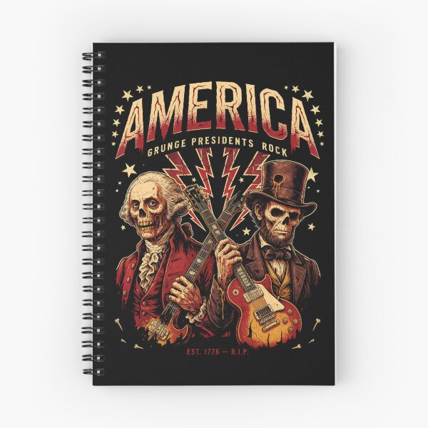 Item preview, Presidents Rock Washington Lincoln Guitar America 250 Years v11 designed and sold by DarylWelsh2024.