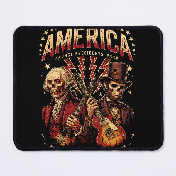 Item preview, Presidents Rock Washington Lincoln Guitar America 250 Years v11 designed and sold by DarylWelsh2024.