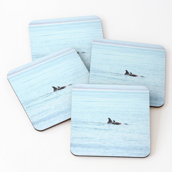 Item preview, Dolphins Swimming in the Ocean designed and sold by eddiebarronshop.