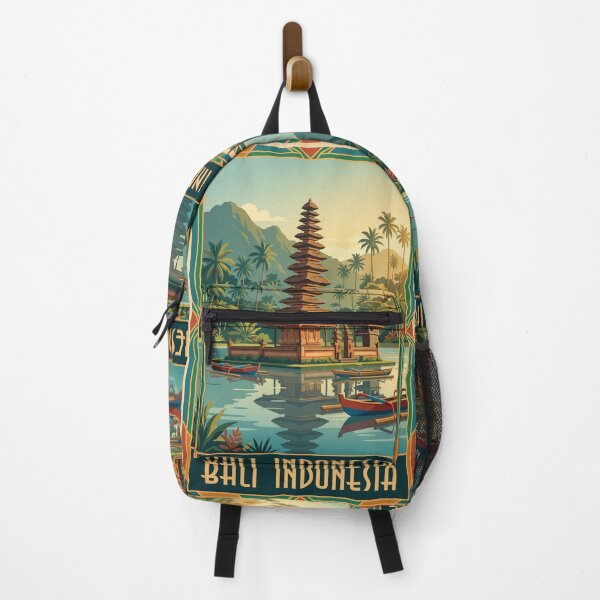 Item preview, Vintage Bali Indonesia Travel Poster designed and sold by Bomax121.