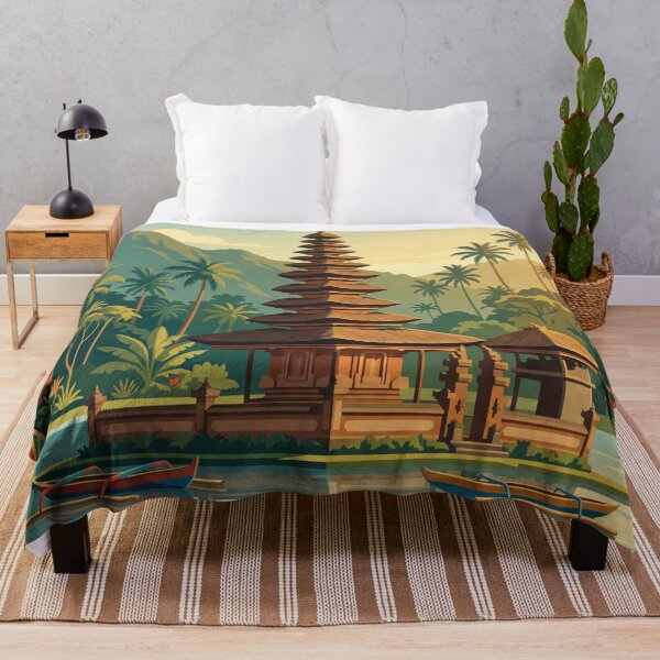 Item preview, Vintage Bali Indonesia Travel Poster designed and sold by Bomax121.