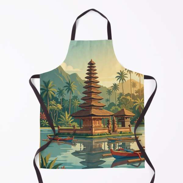 Item preview, Vintage Bali Indonesia Travel Poster designed and sold by Bomax121.