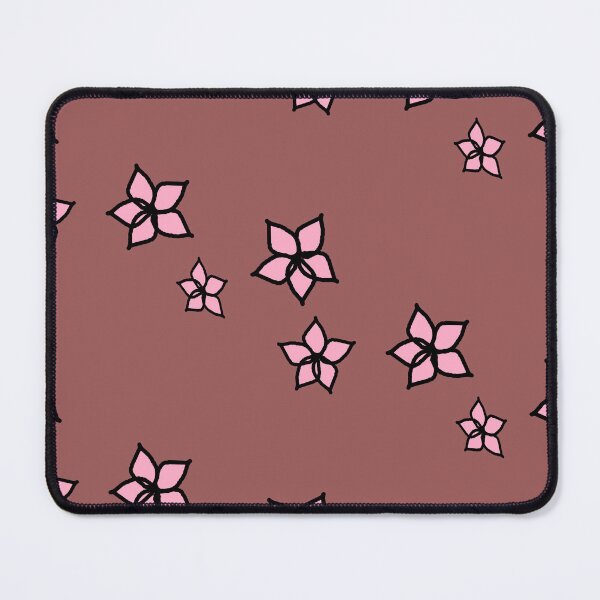 Item preview, little pink flowers over dusty rose designed and sold by SrihithaStudio.